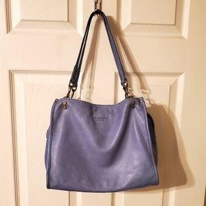 American Leather Co Lenox Triple Entry Satchel